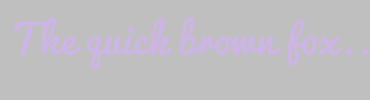 Image with Font Color CDB5E5 and Background Color BFBFBF